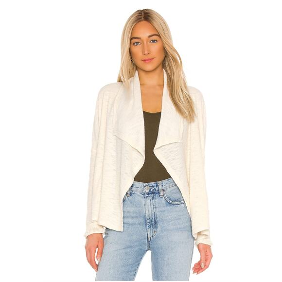 JACK BY BBDakota Cream Ivory Open Fringe Cardigan / S - Picture 2 of 11